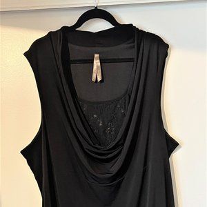 5X Lace bottom Black Dress Penningtons